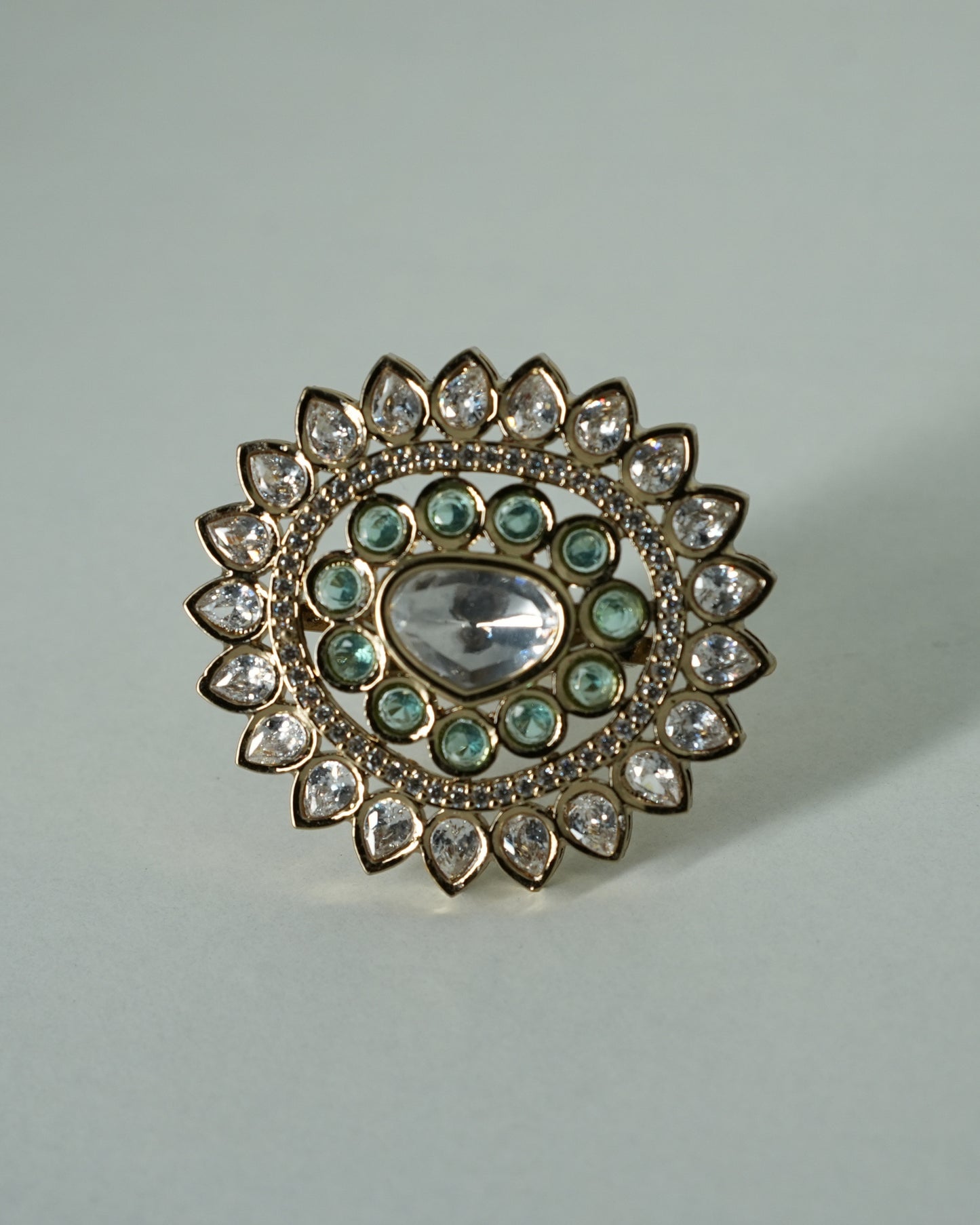 Polki Kundan Ring