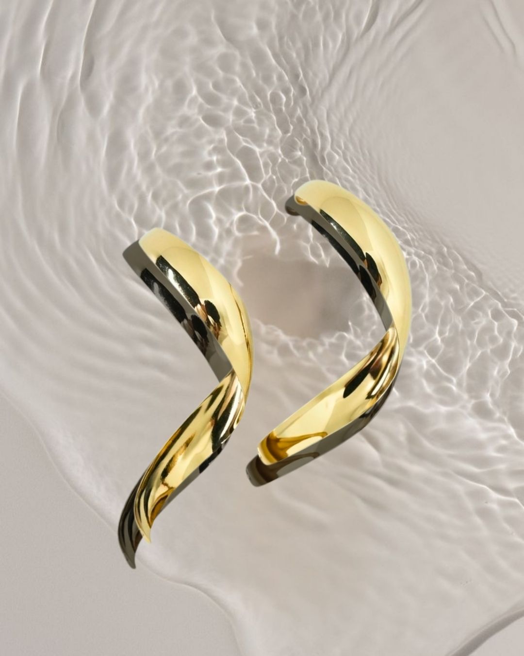 Spiral Wave Earring