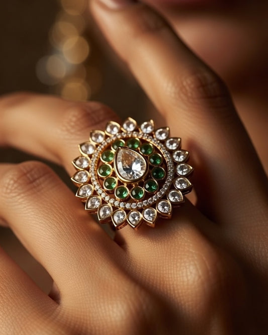 Green Cocktail Ring