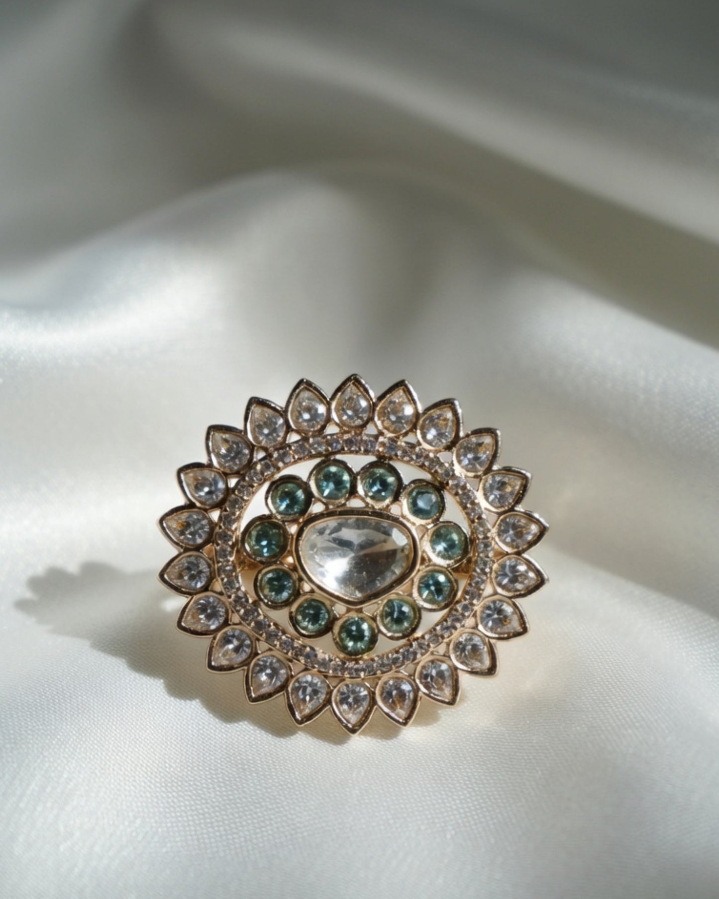 Polki Kundan Ring