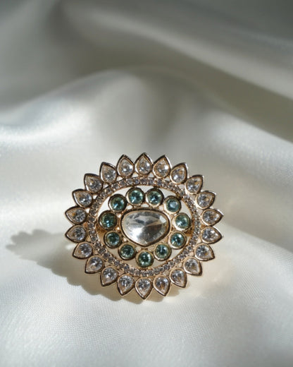 Polki Kundan Ring