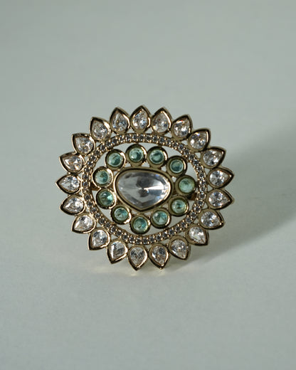 Polki Kundan Ring
