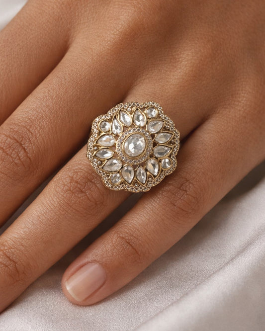 Kundan Ethnic Ring