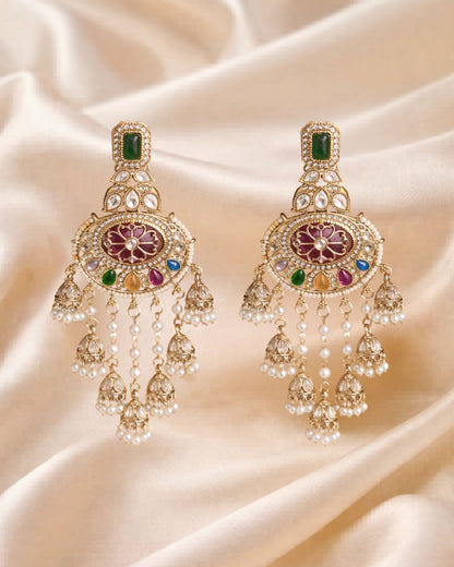 Layered Colorfull Jhumka