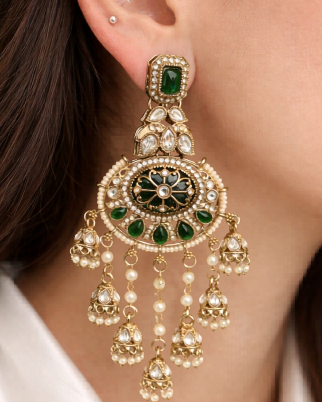 Layered Colorfull Jhumka