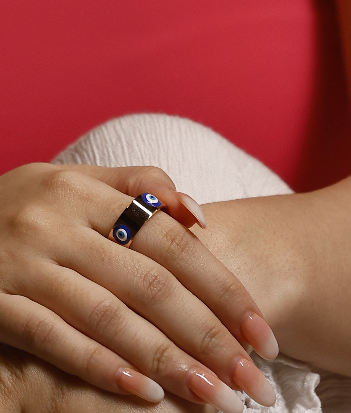 Evil eye ring