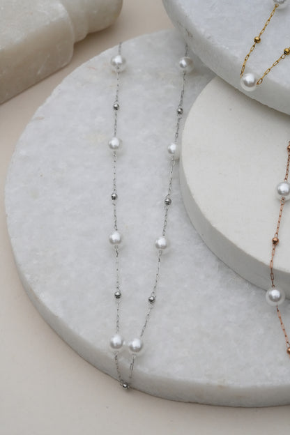 Beaded Pearl Necklace