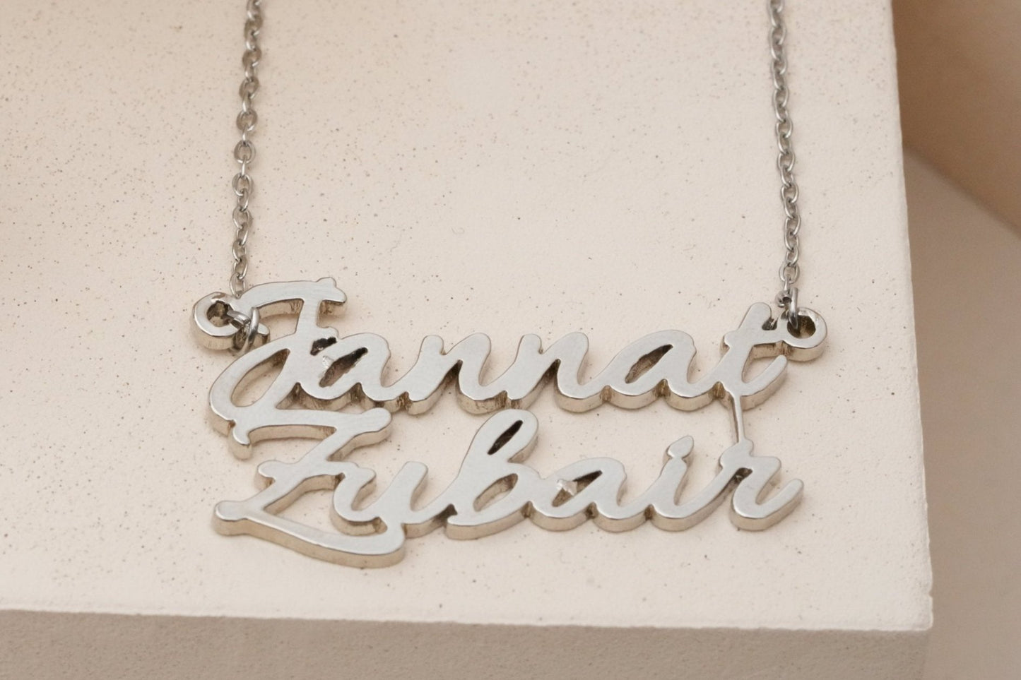 Name Necklace For Couple