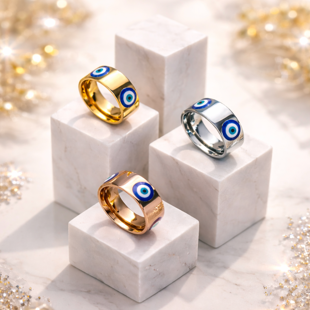 Evil eye ring