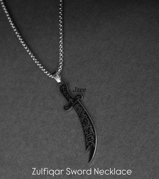 Arabic Imam Sword Necklace For Men